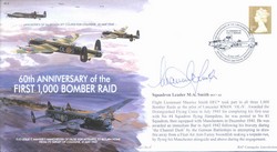 MF3 The 1,000 Bomber Raid signed Squadron Leader Maurice Smith DFC* AE