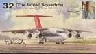 32 (The Royal) Squadron BAe 146 signed Air Cdre Sir Timothy Elworthy