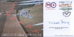 JS(CC)43d RAF 80th Anniversary - Air Displays / Training signed ACM Sir Michael Beavis