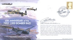 MF3 The 1,000 Bomber Raids signed Wing Commander Robert Horsley DFC AFC