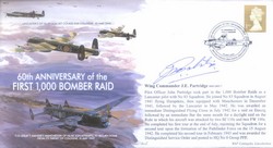 MF3 The 1,000 Bomber Raids signed Wing Commander John Partridge DSO DFC*