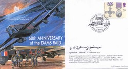 MF6 The Dams Raid signed Squadron Leader George Johnson DFM