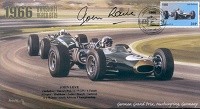 1966a BRABHAM-REPCO & COOPER-CLIMAX T81 NURBURGRING F1 cover signed JOHN LOVE