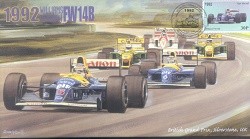 1992 WILLIAMS RENAULT FW14B SILVERSTONE F1 cover