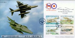 JS(CC)41g RAF 80th Anniversary - Offensive Support signed His Majesty King Hussein of Jordan