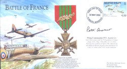 JS(CC)79f Battle of France signed Wg Cdr Peter Ayerst DFC