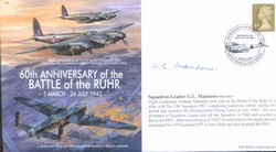 MF5 The Battle of the Ruhr signed Squadron Leader Graham Mandeno DSO DFC*