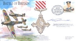 BB13d Battle of Britain - AFC signed Sqn Ldr 'Hawk-Eye' Lee DFC