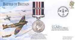 BB14b Battle of Britain - MM signed WO Clive Hilken AE