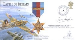 BB20b Battle of Britain - 1395-45 Star signed Lightning & BBMF CO