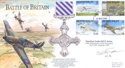 BB09d Battle of Britain - DFC signed Sqn Ldr Paul Patten