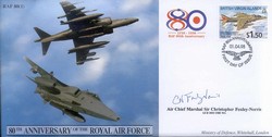 JS(CC)41d RAF 80th Anniversary - Offensive Support signed ACM Sir Christopher Foxley-Norris