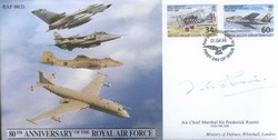 JS(CC)42e RAF 80th Anniversary - Air Reconnaissance signed ACM Sir Frederick Rosier
