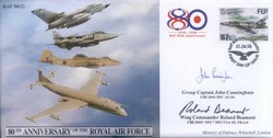 JS(CC)42h RAF 80th Anniversary - Air Reconnaissance signed two test pilots