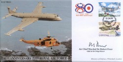 JS(CC)44f RAF 80th Anniversary - Maritime Patrol / SAR signed ACM Sir Robert Freer