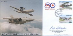JS(CC)45e RAF 80th Anniversary - Air Defence / AEW signed MRAF Sir Keith Williamson