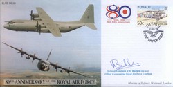 JS(CC)46b RAF 80th Anniversary - Air Transport signed OC RAF Lyneham