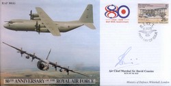 JS(CC)46c RAF 80th Anniversary - Air Transport signed ACM Sir David Cousins