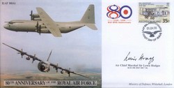 JS(CC)46d RAF 80th Anniversary - Air Transport signed ACM Sir Lewis Hodges