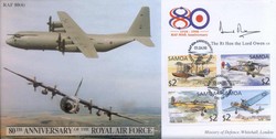 JS(CC)46g RAF 80th Anniversary - Air Transport signed Rt Hon Lord Owen