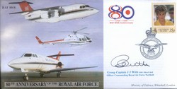 JS(CC)48b RAF 80th Anniversary - Royal / VIP Flying signed OC RAF Northolt