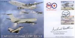JS(CC)50e RAF 80th Anniversary - Air Transport / Tanker signed MRAF Sir Michael Beetham