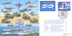 JS(CC)61a 50th Anniversary of NATO unsigned cover