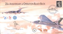 JS(CC)76c Operation Black Buck signed Lord Pym MC* DL
