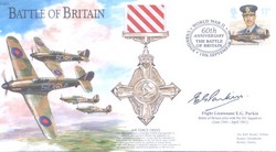 BB13b Battle of Britain - AFC signed Flt Lt Gordon Parkin