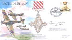 BB13c Battle of Britain - AFC signed Flt Lt Peter Hairs MBE AE