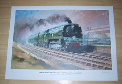 Churchill Battle of Britain Class Locomotive by Ross Wardle