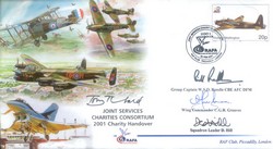 Joint Services Charities Consortium 2001 Charity Handover signed cover