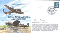 MF2 The Augsburg Raid signed Squadron Leader Ron Curtis DSO DFC*