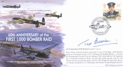 MF3 The 1,000 Bomber Raids signed Air Commodore Edward Sismore DSO DFC** AFC AE